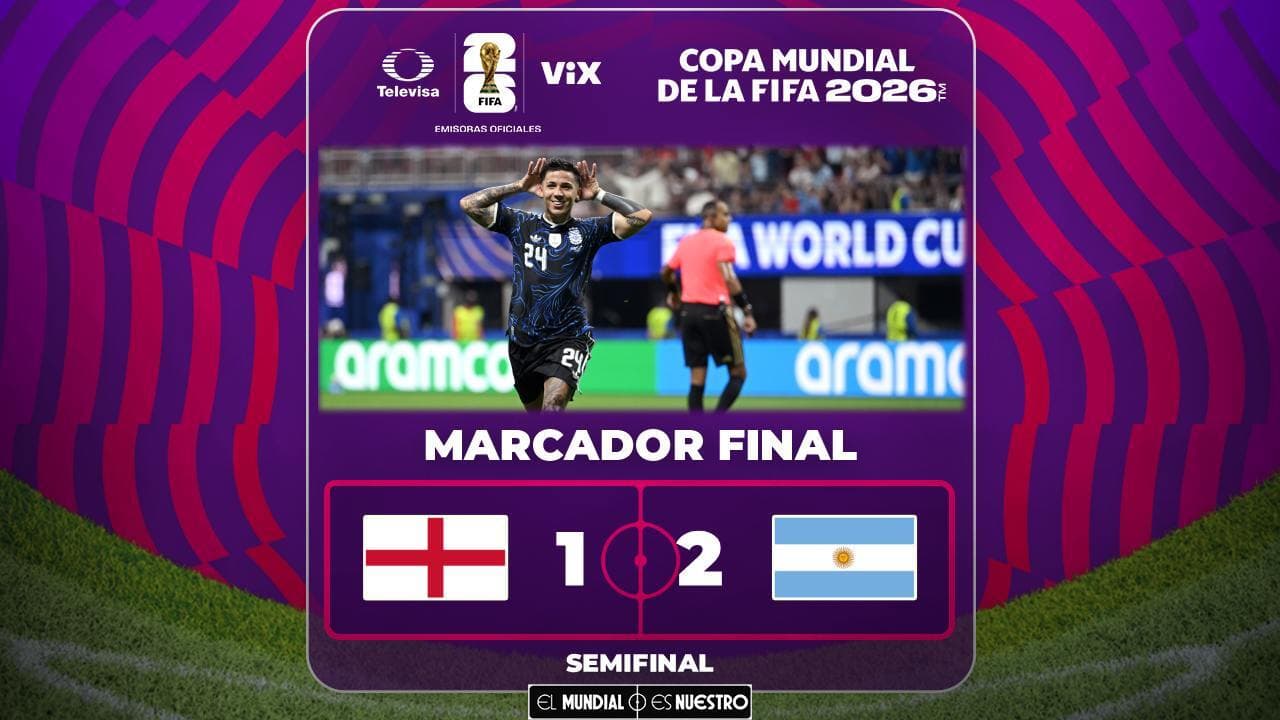 Resumen | ¡Remontada albiceleste! Argentina elimina a Inglaterra y jugará la final del Mundial 2026