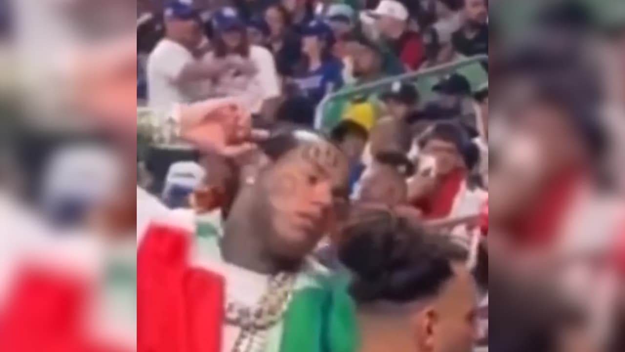 Rapero 6ix9ine es expulsado del México vs. Puerto Rico por estado inconveniente