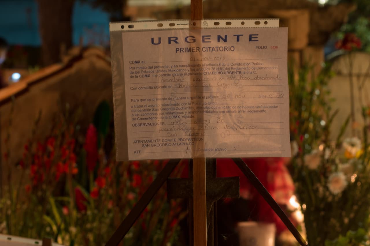 Día de Muertos en San Gregorio. Cortesía de Francisco Cañedo.