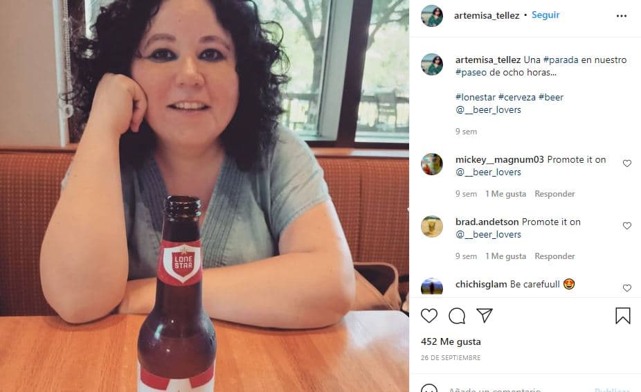 Hermana de Natalia Tellez