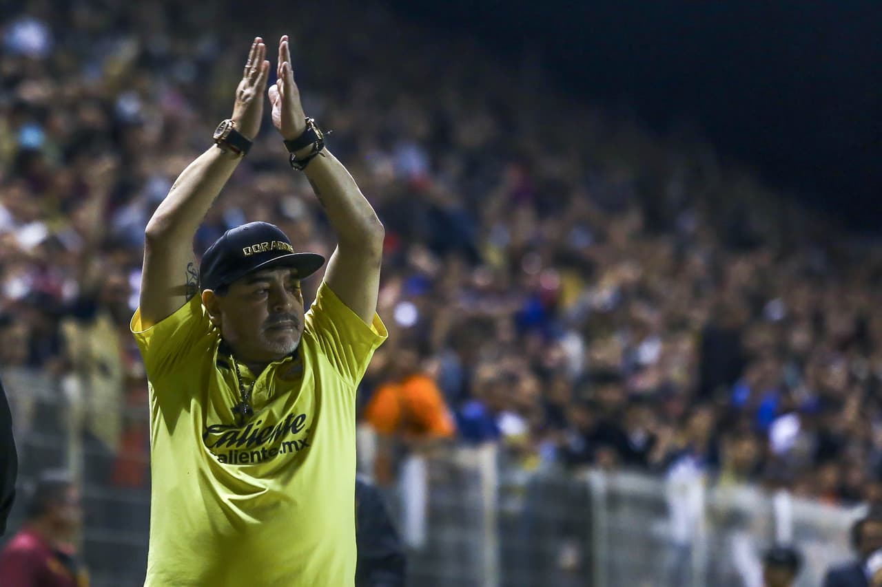 Maradona y su insólita comparación entre el plantel de Dorados y el que tuvo en la selección Argentina 