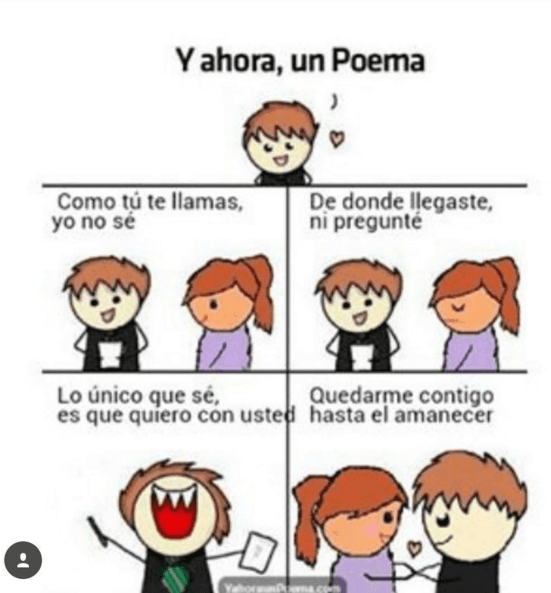 Su canción se convirtió en una divertida viñeta.