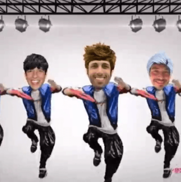 Un baile entre amigos.