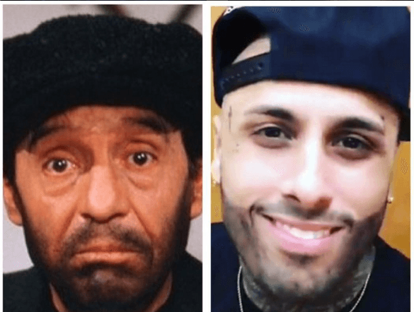 O aquí, cuando dijo que se parecía al Chómpiras (personajes de Roberto Gómez Bolaños).