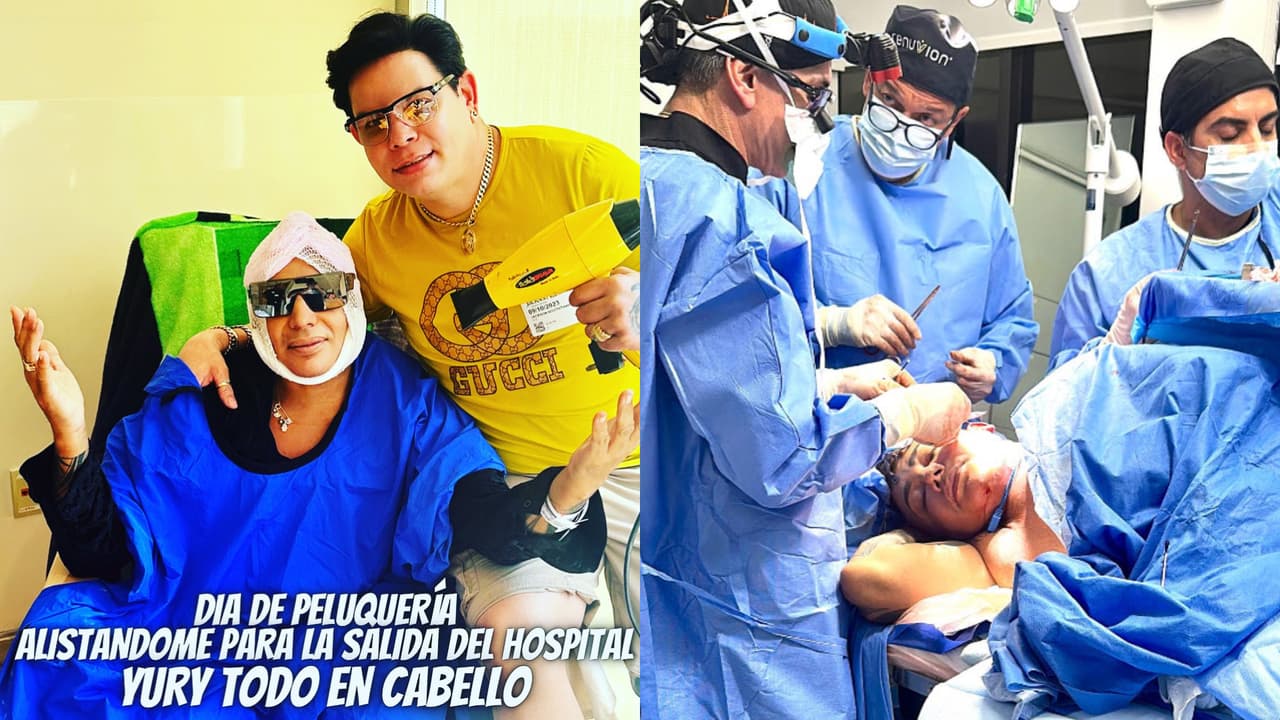 Eduardo Antonio recibió a su estilista en el hospital en donde estuvo internado poco más de una semana.