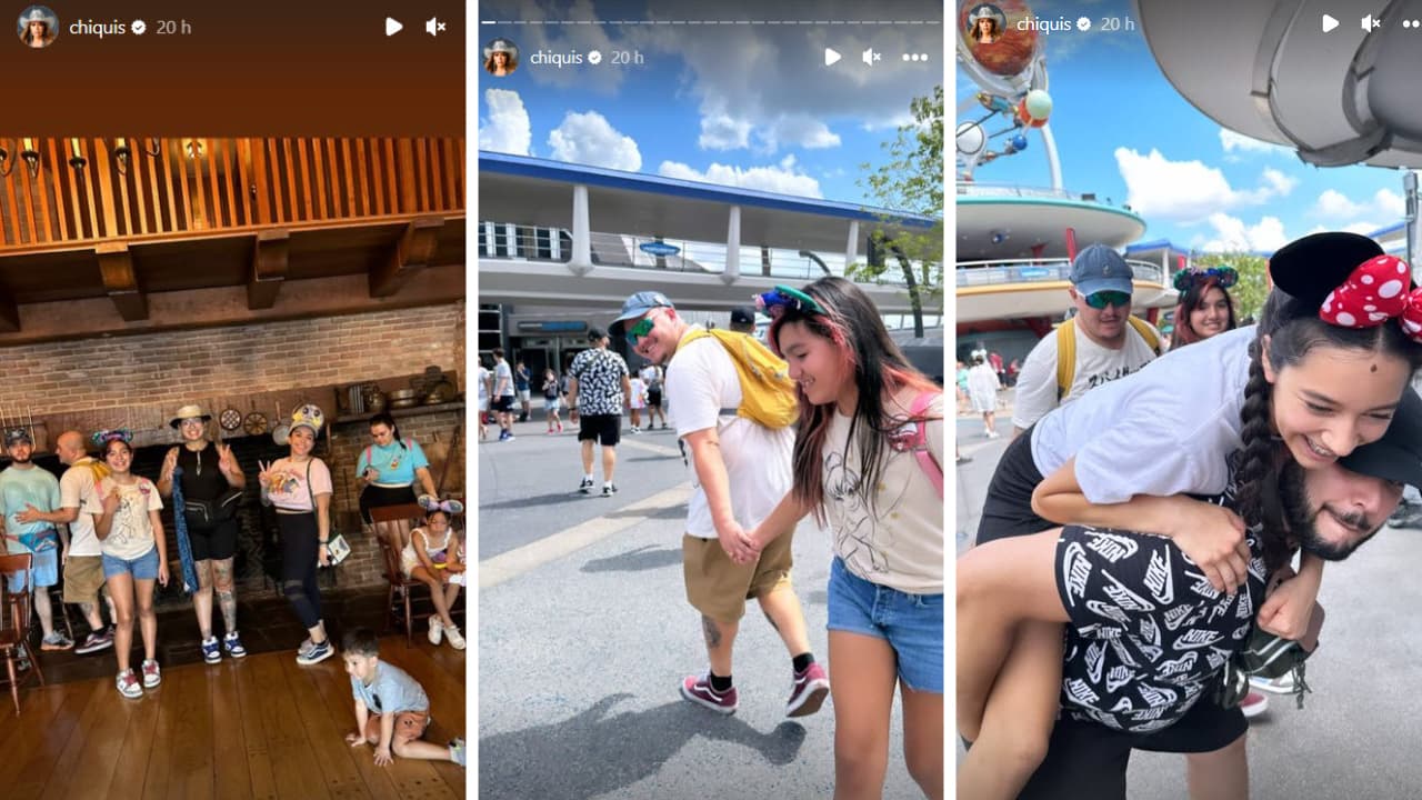 Los hermanos Rivera en Disney World 2023.