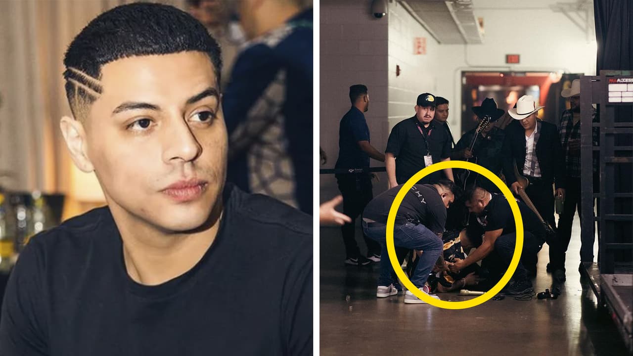 Eduin Caz sufre fuerte caída durante concierto en Miami y “fue sacado en silla de ruedas”: video