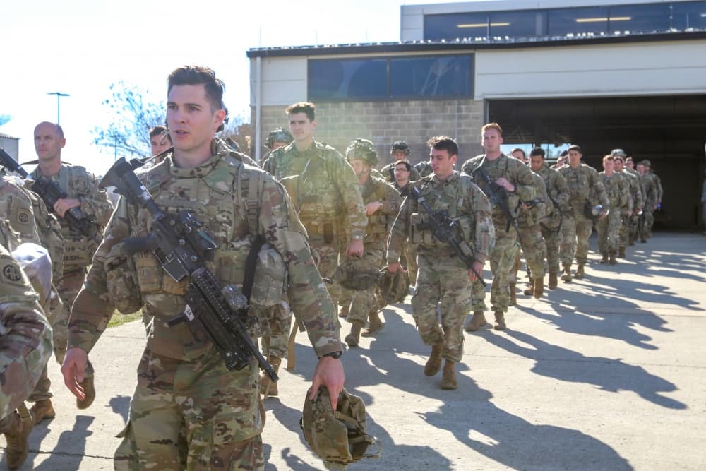 La 82 División Aerotransportada con sede en Fort Bragg confirmó el despliegue de 650 soldados