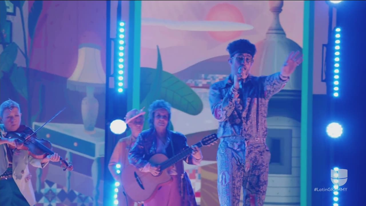 El intérprete, que tuvo nueve nominaciones, cerró con fuegos artificiales para despedirse del público con la noche puertorriqueña como escenario. 
<br>