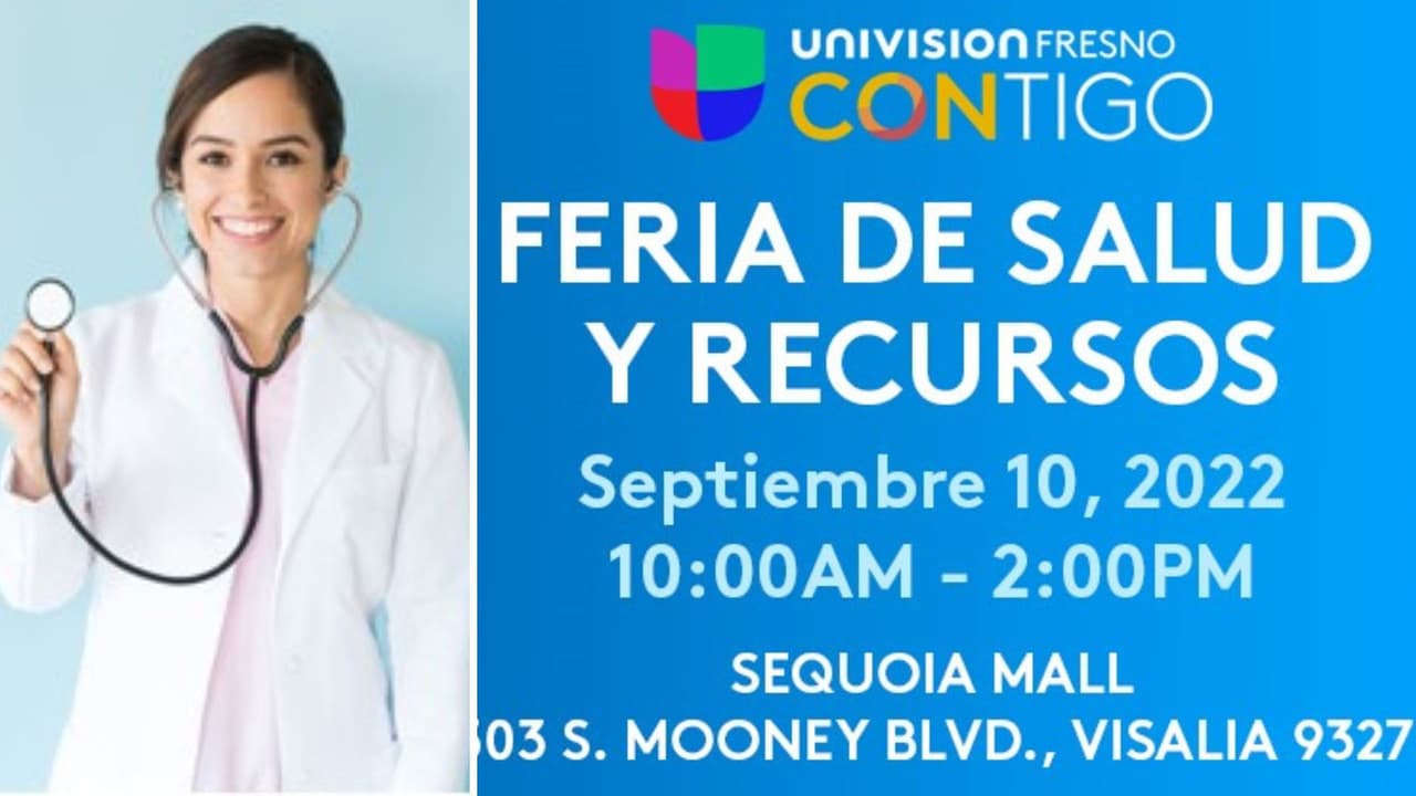 Encuentra la mejor información para tu bienestar y el de tu familia en la Feria de la Salud y Recursos en Visalia. ¡Prepárate!
