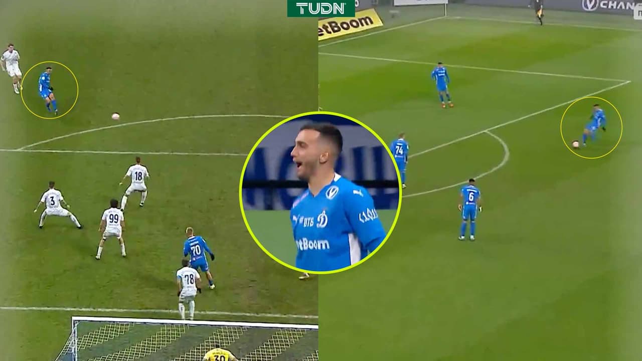 ¡Hermosa dedicatoria y hermoso doblete! Golazos de Chávez en Rusia