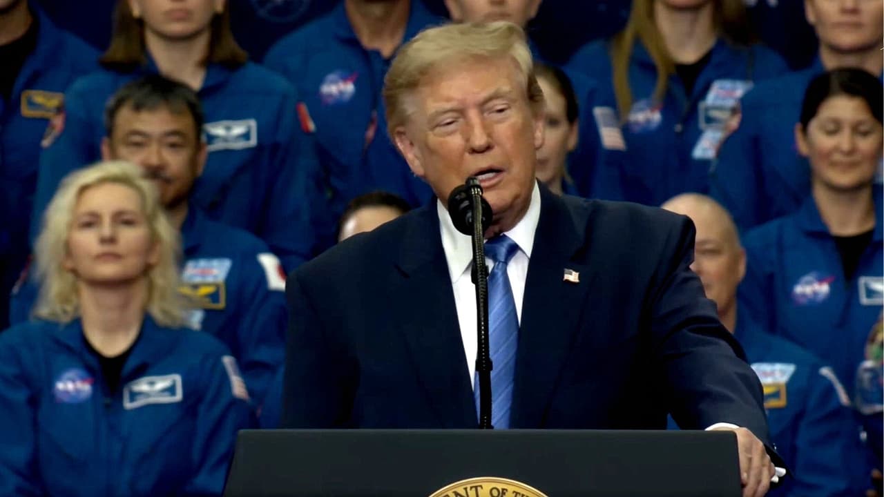 El presidente Donald Trump habló con los astronautas a bordo de la Estación Espacial Internacional: ¿Qué fue lo que les dijo?