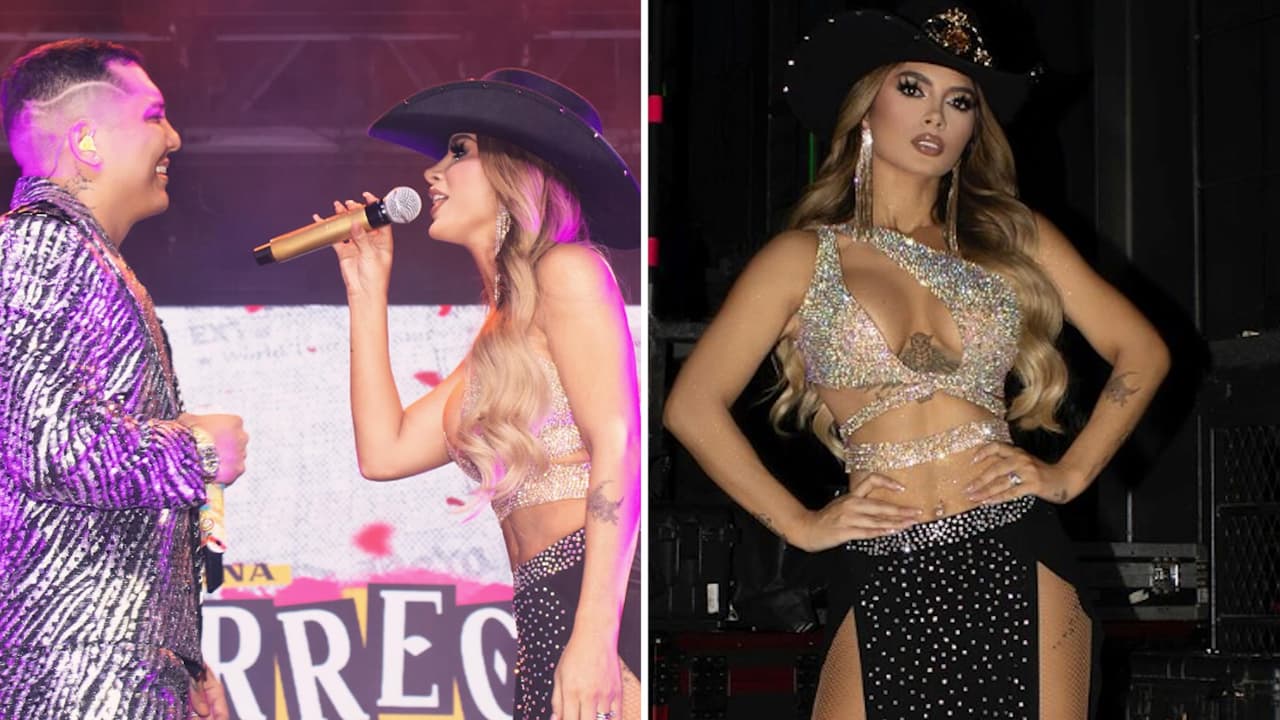 Kimberly Flores se quedó ronca antes de subir al escenario: así reaccionó Edwin Luna al oírla cantar