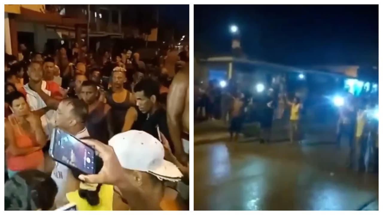 Cubanos salen en multitud a protestar en las calles de Guantánamo exigiendo libertad 