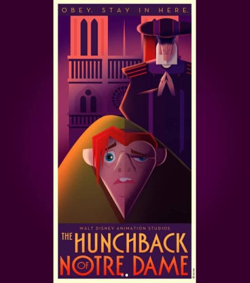 <b>'El jorobado de Notre Dame'</b>
<br>Mientras que los colores que imperan en el estilo deben ser audaces como el jade, ámbar, morado, rojo, blanco y dorado.