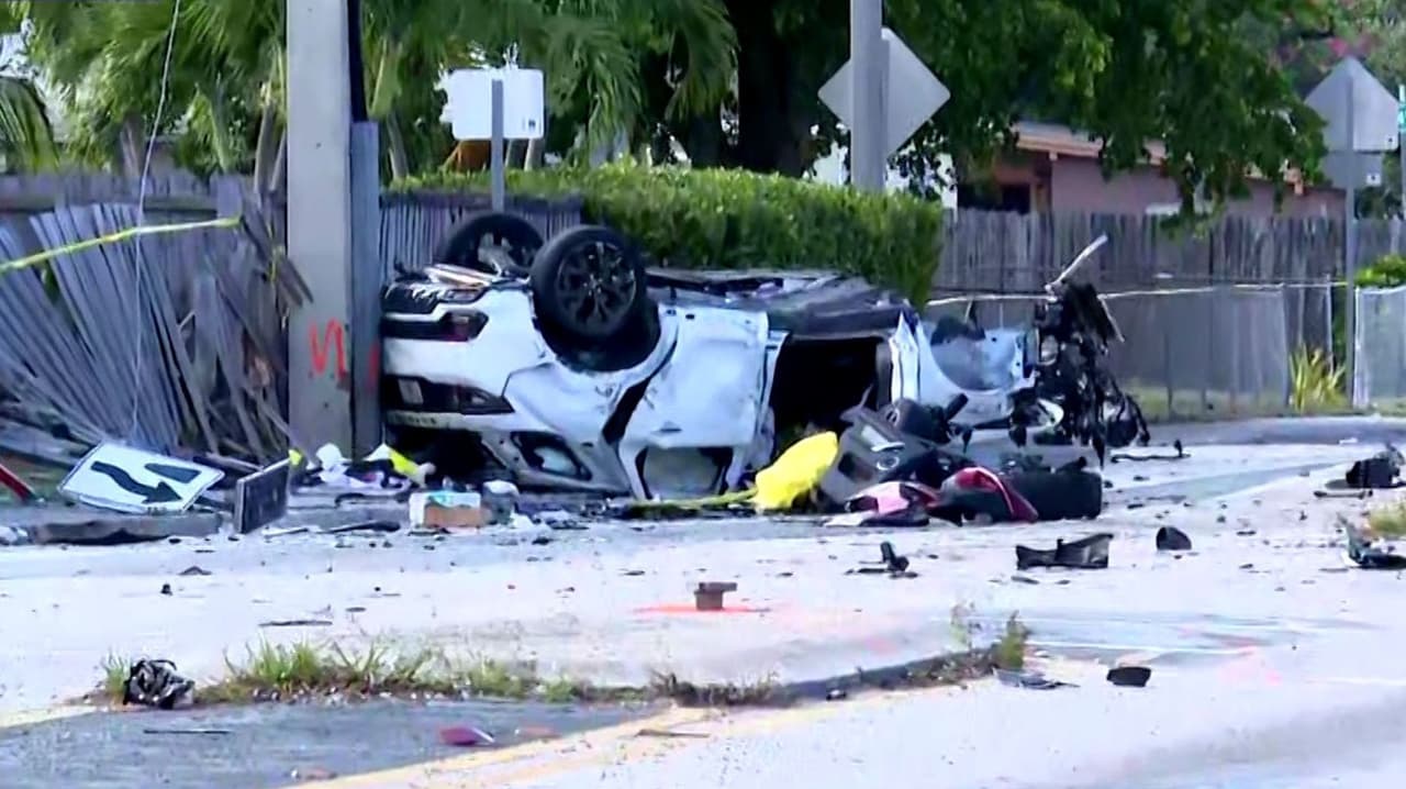 Choque en Deerfield Beach: Al menos un muerto y tres heridos