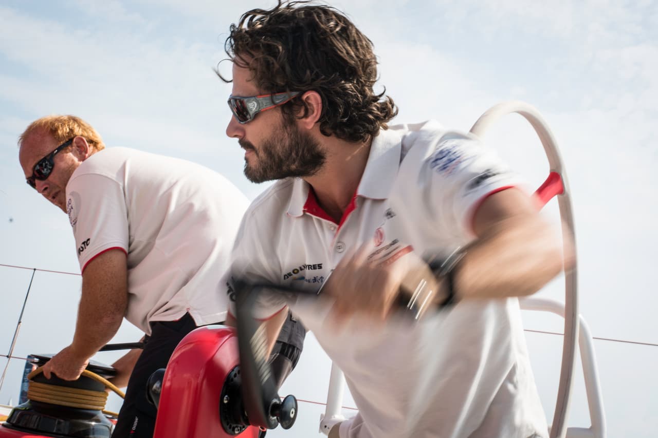 Carlos Felipe compartió fotos de sus aventuras en altamar.