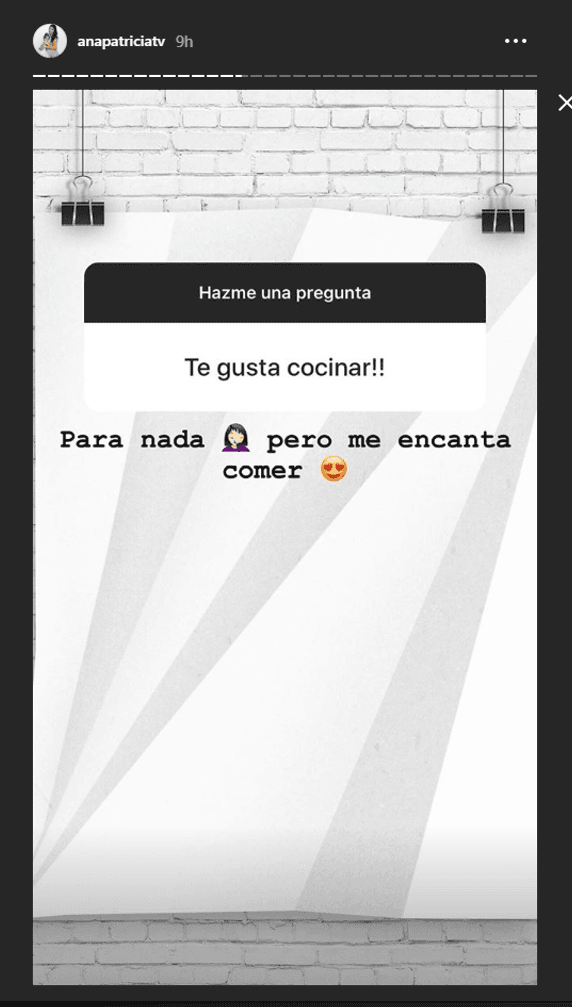 La conductora respondió a preguntas de sus seguidores en Instagram.