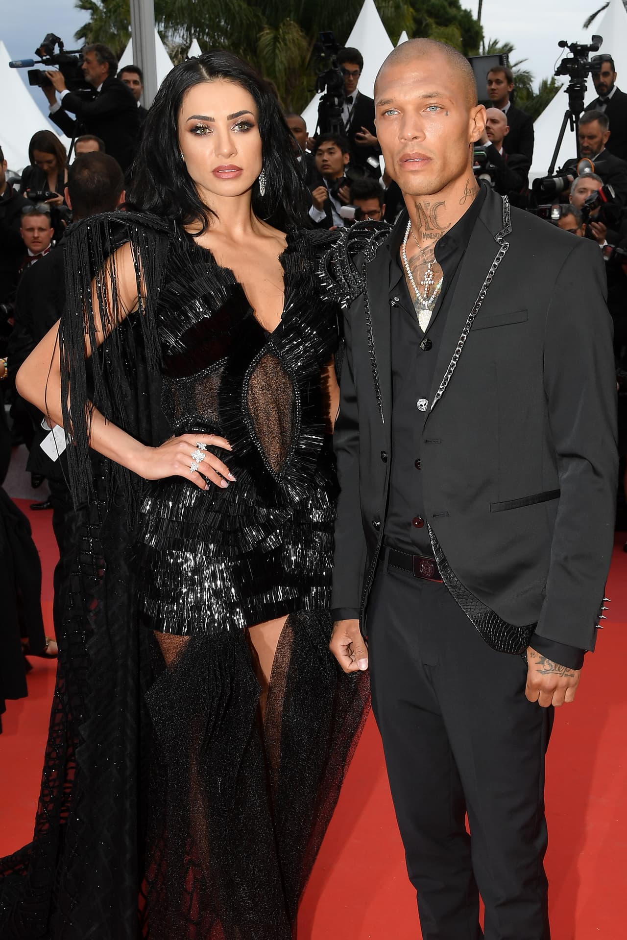 El conocido como 'preso más sexy' llegó acompañado por una mujer y no era su millonaria pareja Chloe Green.