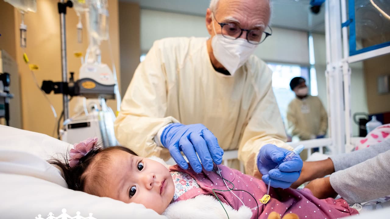 En medio del drama de su salud, Luciana sigue creciendo y en marzo cumplirá dos años de edad.