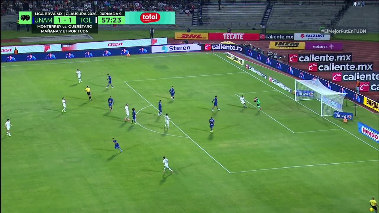 ¡TIRO ATAJADO! disparo por Paulinho.