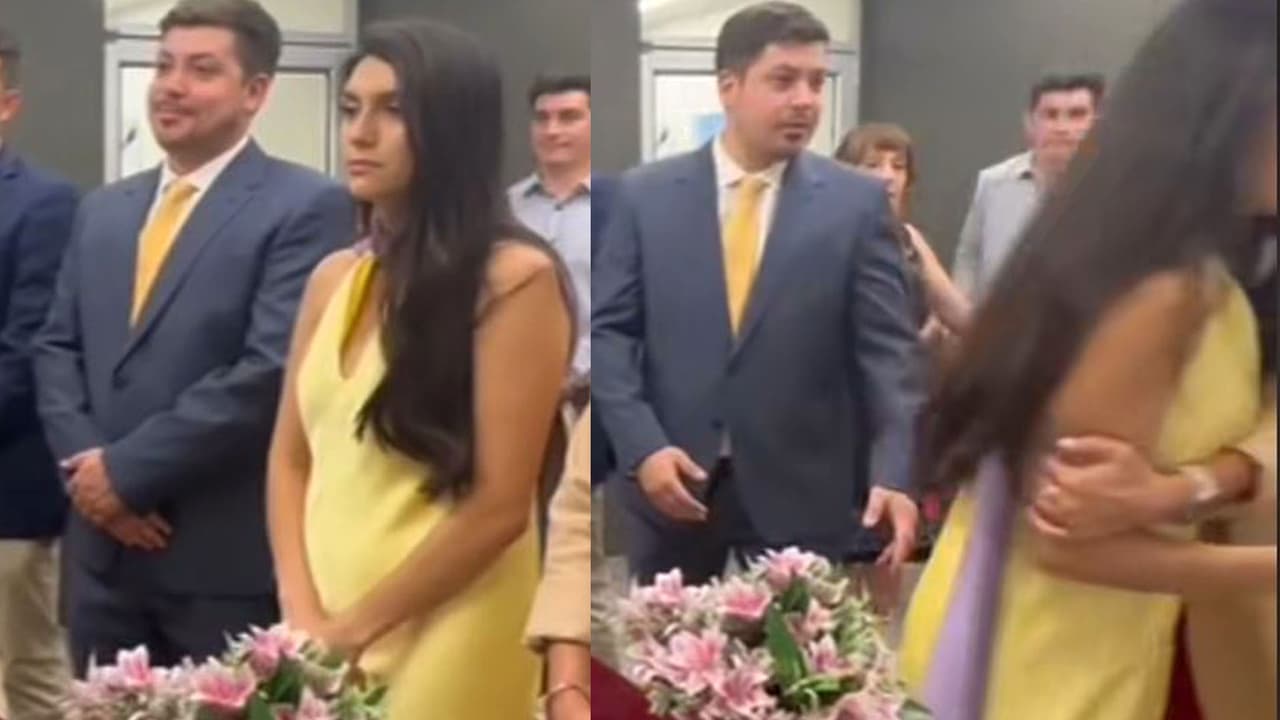 Novia se desmaya en plena boda e internautas creen que es una señal: ¿se arrepintió de casarse?