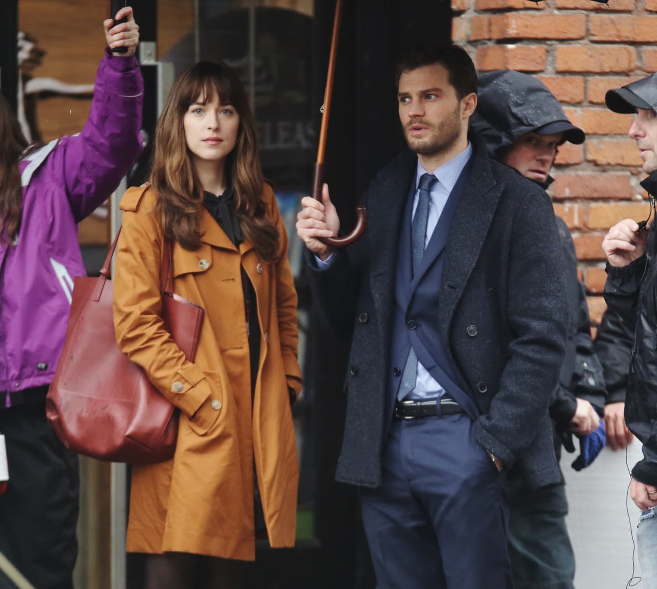 Dakota Johnson y Jamie Dornan ya filman 'Fifty Shades Darker'