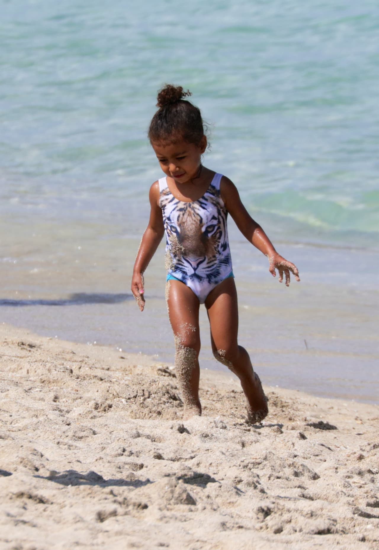 Sus famosos papis no estaban a la vista.