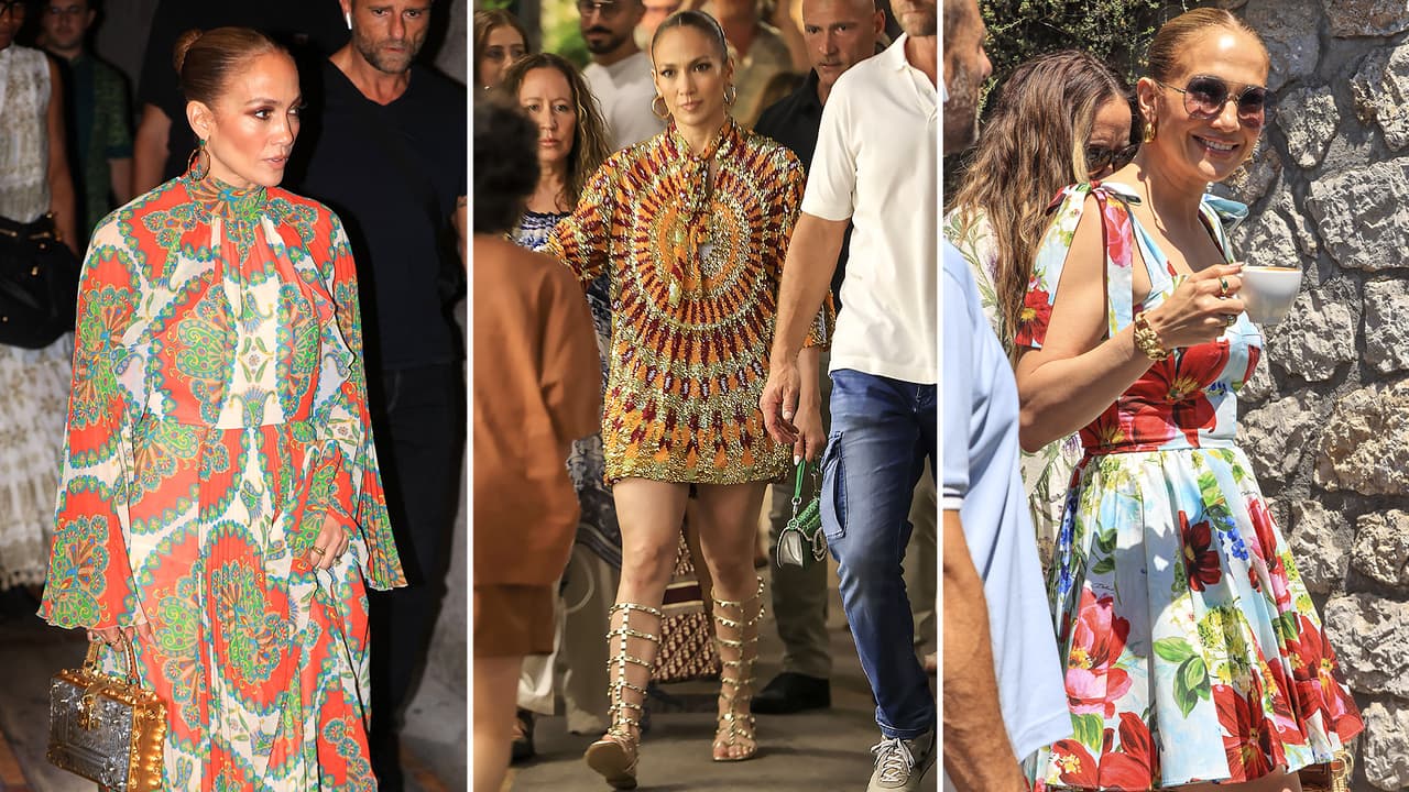 JLo deslumbra con vestidos de casi 3 mil dólares en Capri tras quedarse sin Ben Affleck