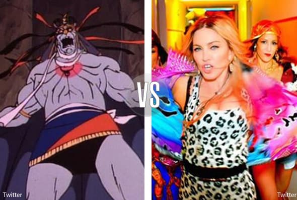 ¡Ja, ja! Qué risa, los memes sobre el nuevo video de Madonna han comenzado a surgir. Los usuarios la comparan con 'Mumm Ra', personaje de la caricatura de 'Los Thundercats'.
