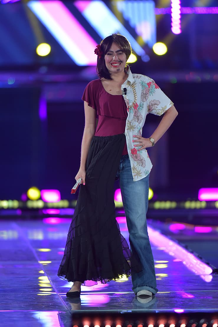 Massiel Montilla hizo a dos personajes: la Chole y Malumo; ella es española y él, un colombiano coquetó.