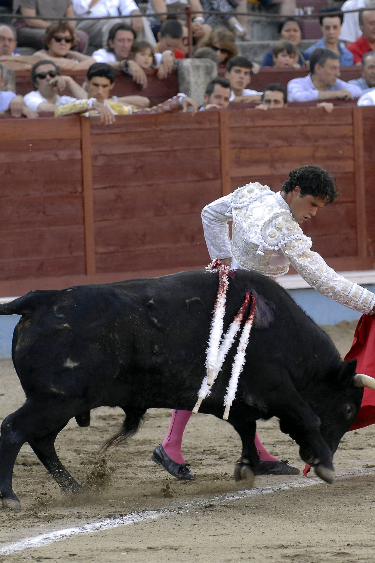 Pero los hermanos se encuentran recibiendo críticas por llevar a los pequeños a tan sangriento show.