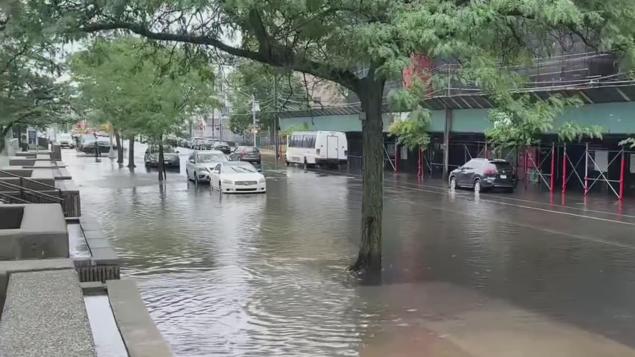 Imágenes de los destrozos causados por las tormentas en Nueva York: caos por inundaciones repentinas