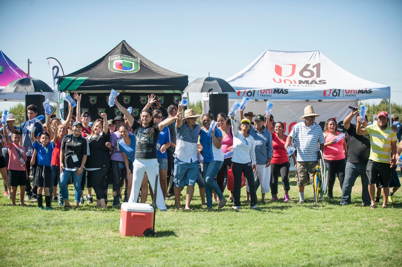Diversión familiar en Copa Univision Fresno.