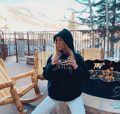 Nicole aprovechó para tomarse algunas fotos y mostrar algo de esta aventura en su cuenta de Instagram.