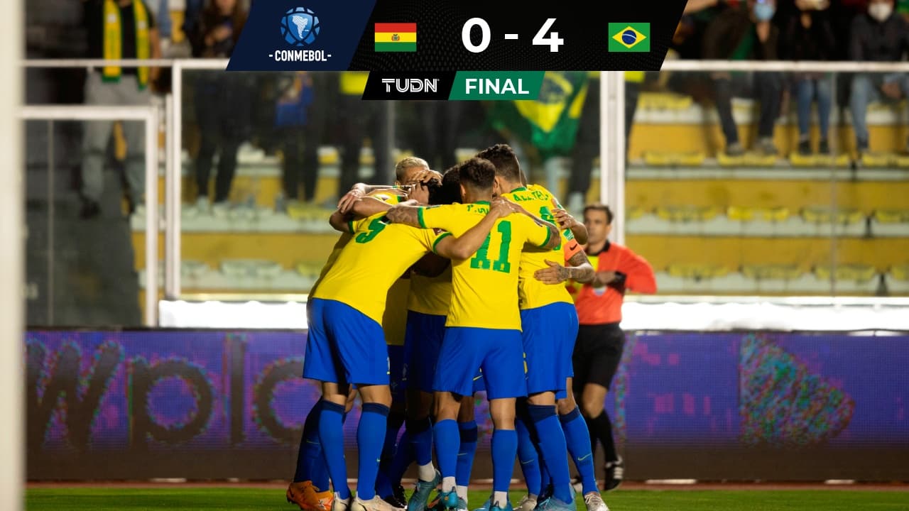 Bolivia 0-4 Brasil en Eliminatorias Conmebol: marcador, goles y resultado