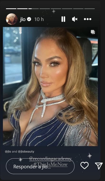 Es la primera ocasión en que JLo acude a los Premios GRAMMY 2023 como esposa de Ben Affleck.
<br>
