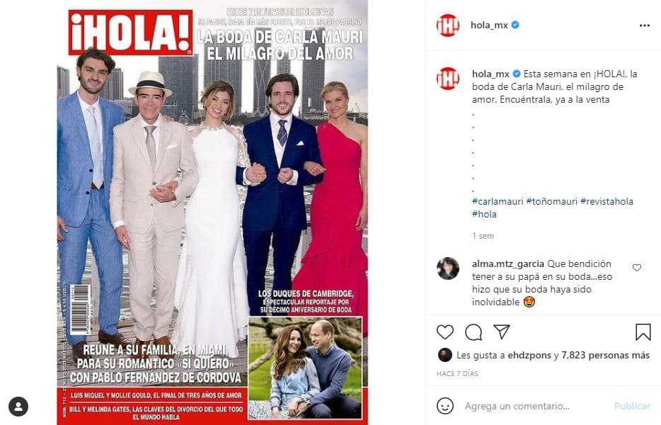 Luego de haber superado el covid, 
<a href="https://www.univision.com/shows/el-gordo-y-la-flaca/historia-tono-mauri-tras-padecer-covid-y-doble-trasplante-de-pulmon" target="_blank">que lo llevó a entrar en coma durante tres meses</a> y le dañó sus pulmones al grado de necesitar un trasplante para poder seguir vivo, el actor pudo acompañar a su hija hasta el altar. "Me esperaron", dijo el actor en entrevista para el programa '
<a href="https://www.youtube.com/watch?v=M_KxewKDJQo" target="_blank">Venga la Alegría</a>.