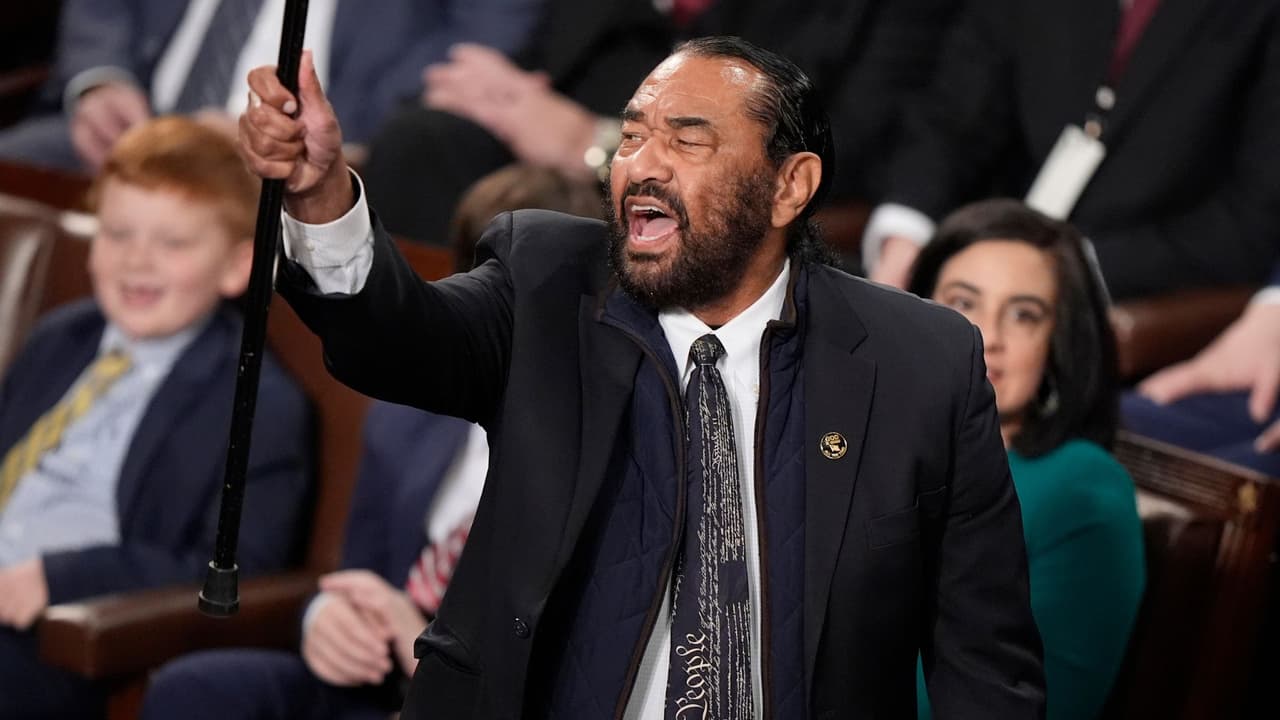 Quién es Al Green, el representante de Texas que fue expulsado del discurso de Trump en el Congreso