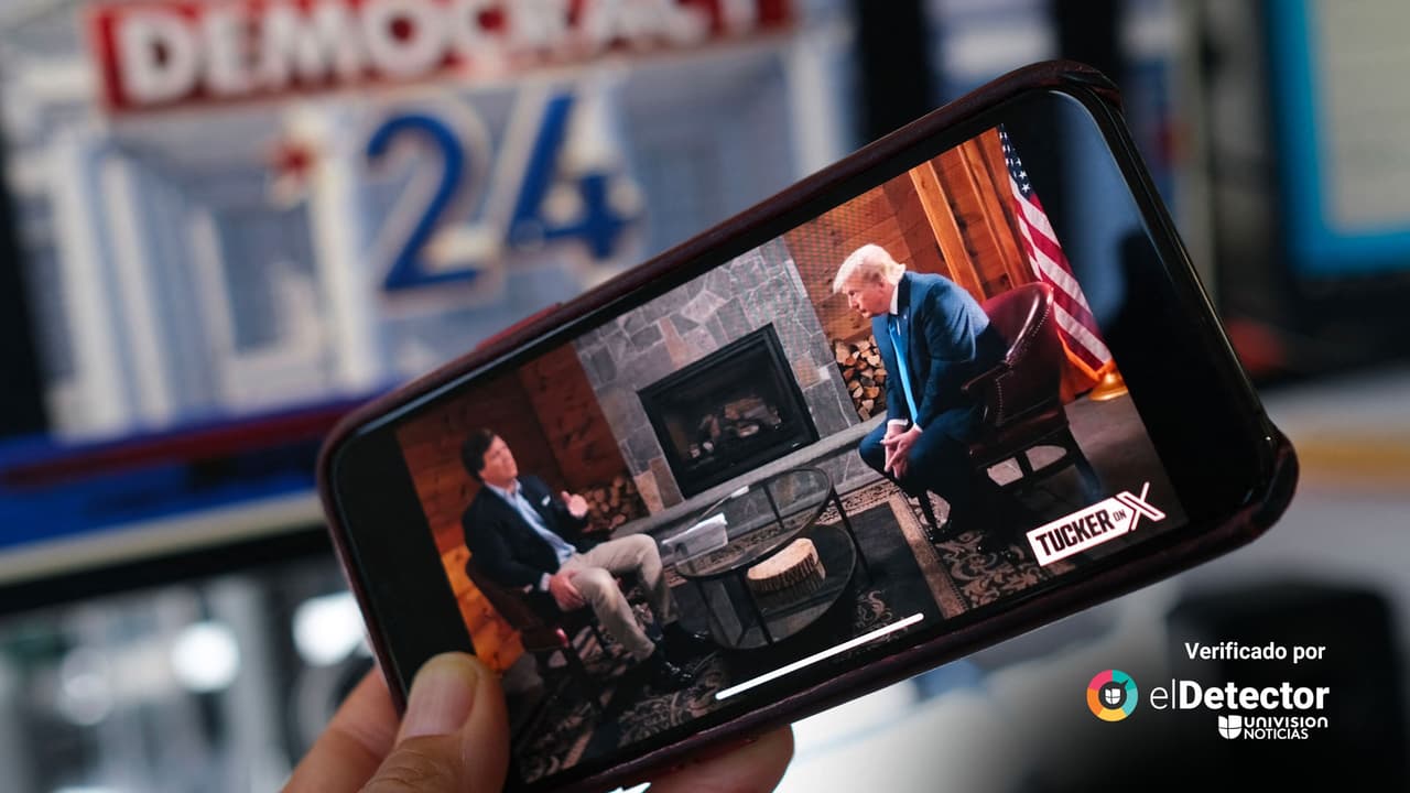 De falso fraude electoral a los cargos que enfrenta: verificamos lo que le dijo Donald Trump a Tucker Carlson 