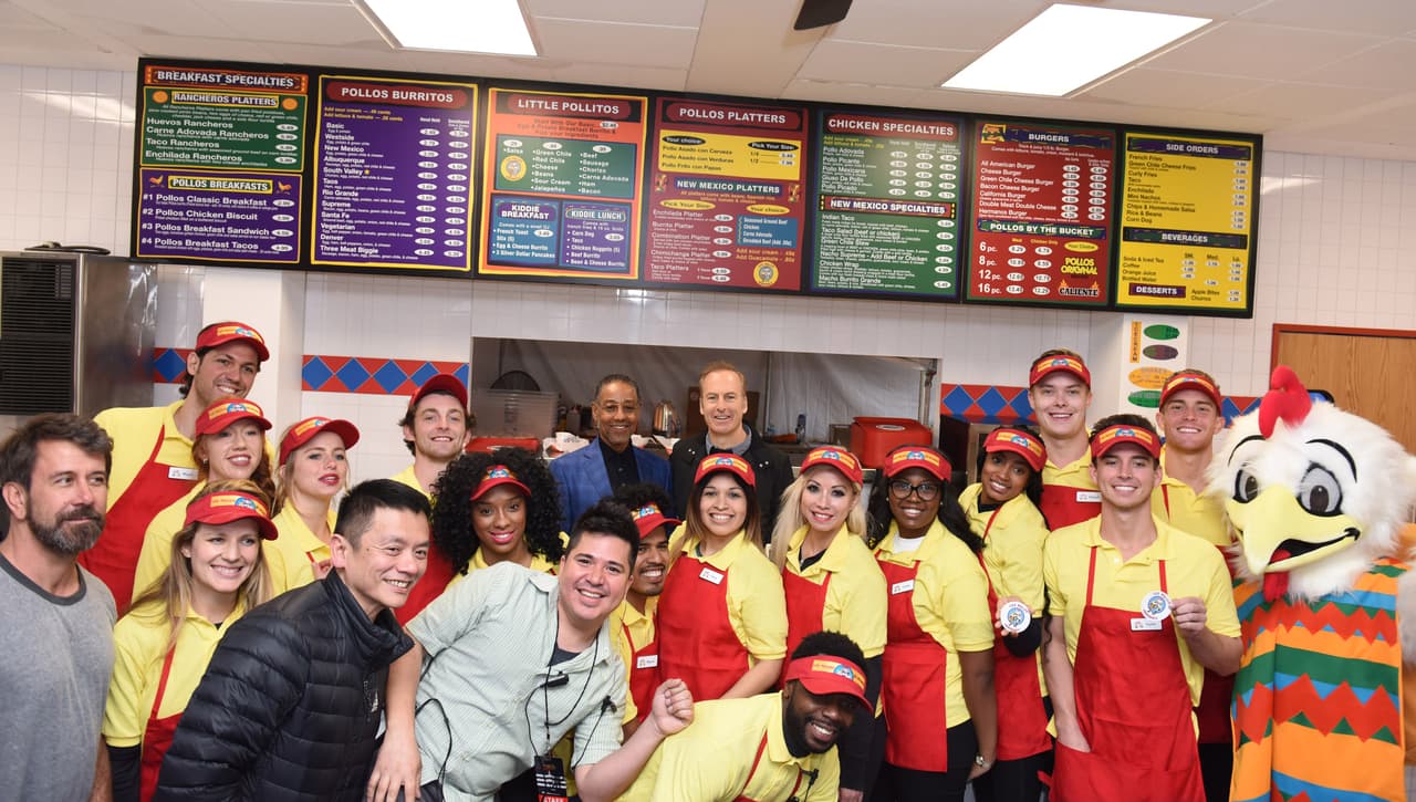 Los Pollos Hermanos abrió en Austin, Texas durante South By South West. Los actores de Better Call Saul Bob Odenkirk (Saul Goodman) y Giancarlo Esposito (Gus Fring) dieron autógrafos en el restaurante.