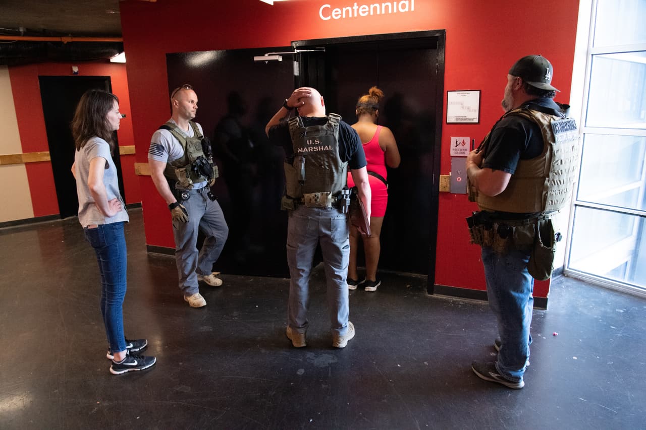 ATLANTA -- The U.S. Marshals Service Missing Child Unit, in conjunction with the agency’s Southeast Regional Fugitive Task Force, the National Center for Missing and Exploited Children (NCMEC) and Georgia state and local agencies, led a two-week operation in May in the metro Atlanta area to recover 24 endangered missing children. Operation Not Forgotten 2021 was the third of its kind in as many years led by the SERFTF. Similar to the August 2020 operation, the SERFTF worked in conjunction with the Georgia Attorney General’s office, with its staff embedding with the USMS teams as they recovered children who were known or suspected victims of child sexual exploitation and child sex trafficking. Of the 24 recovered, 16 of the children were suspected victims of sex trafficking. Photo by: Shane T. McCoy / US Marshals