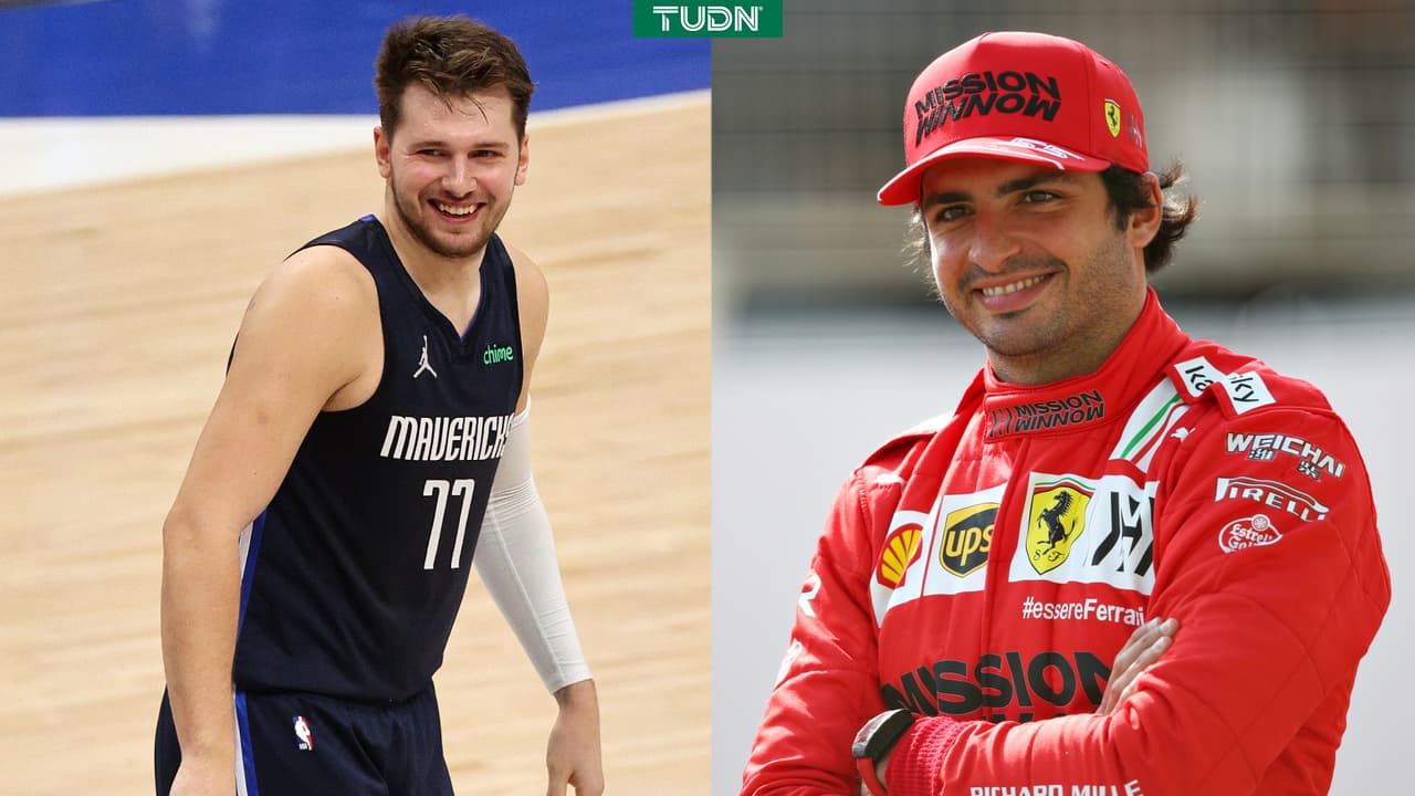 Luka Doncic y Carlos Sainz, socios de honor del Real Madrid