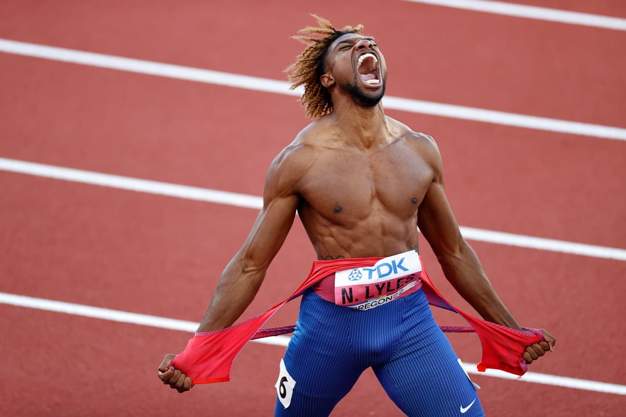 El estadounidense era el campeón mundial defensor tras ganar el oro en Doha 2019.