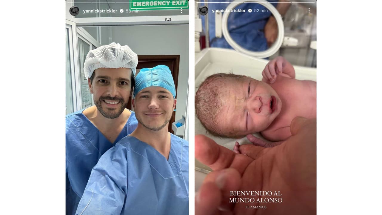 Alonso, nieto de René Strickler, nació este 9 de mayo.