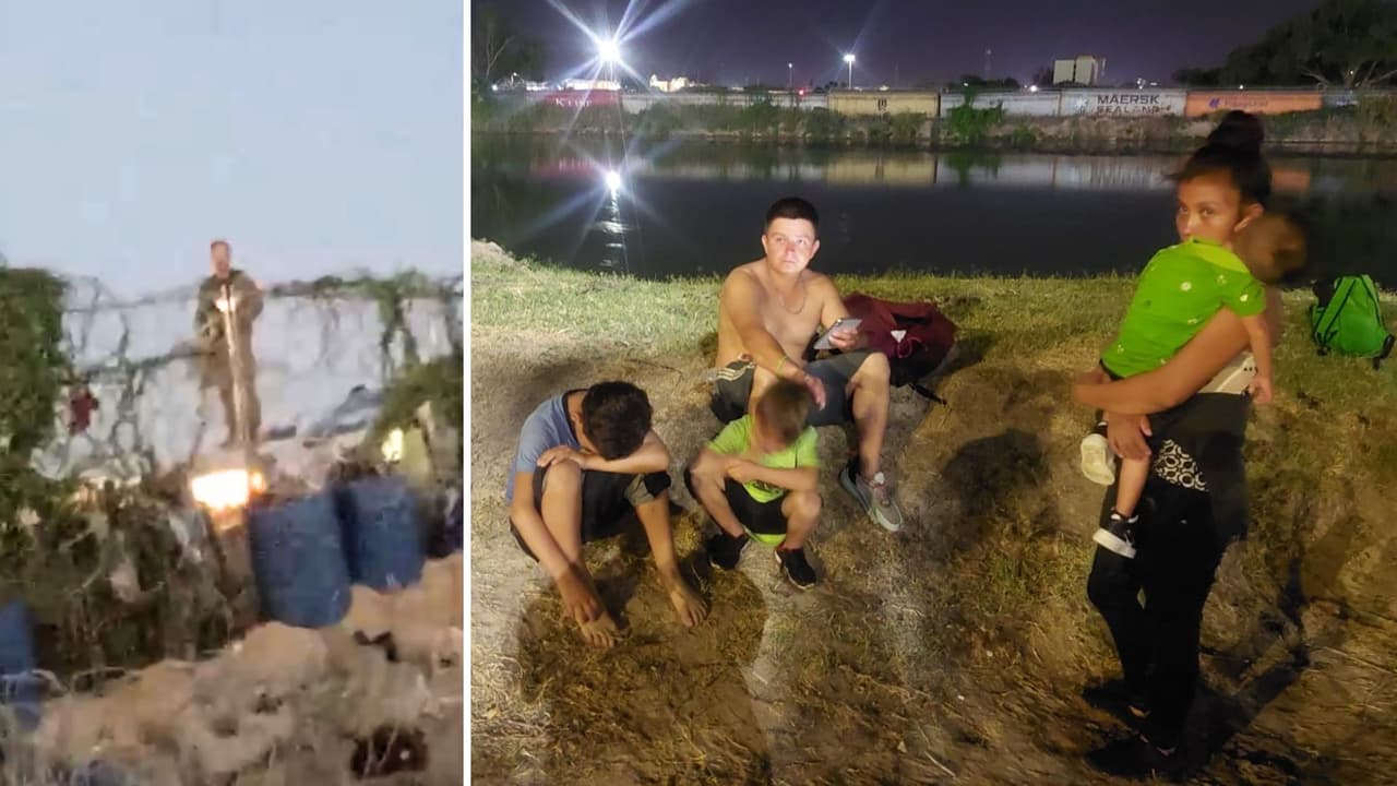 Patrulla Fronteriza frena a familias de inmigrantes con gas lacrimógeno