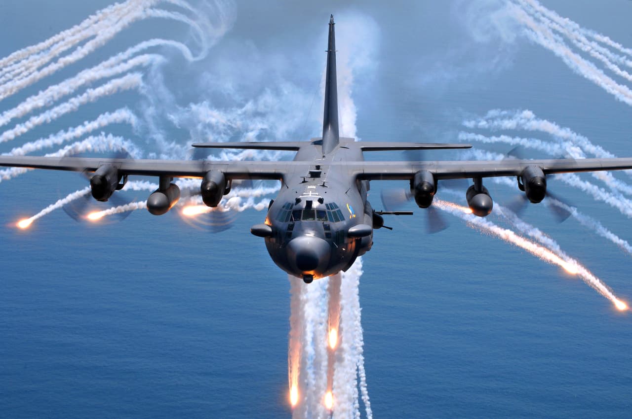 Several AC-130 gunships were used in the invasion of Panama on the night of December 19-20, 1989 to destroy and military headquarters of Gen Manuel Noriega in downtown Panama City. Critics say the use of excessive force was partly responsible for the destruction of the surrounding El Chorillo neighborhood which burned down.