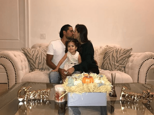 ¿Qué estaría pensando Giulietta? Ana Patricia compartió este tierno momento familiar.