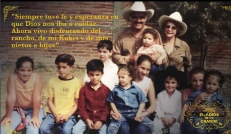 "Siempre tuve fe y esperanza en que Dios nos iba a cuidar. Ahora vivo disfrutando del rancho, de mi Cuquis, de mis nietos e hijos", escribió Vicente Fernández.