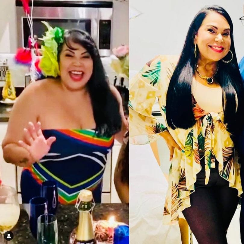 El 28 de agosto compartió en Instagram que había perdido 42 libras en casi cuatro meses.
<br>